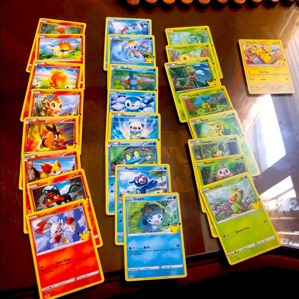 McDonalds Pokémon non holo full set